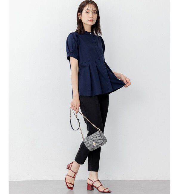 組曲「プレーティング天竺5分袖 カットソー」|Tシャツ・カットソー|