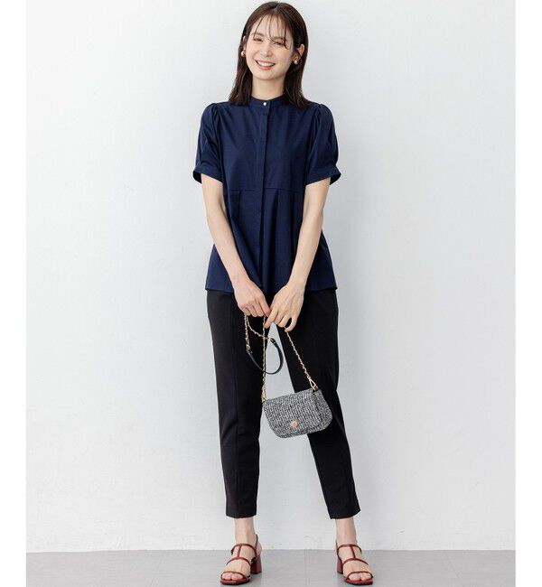 組曲「プレーティング天竺5分袖 カットソー」|Tシャツ・カットソー|