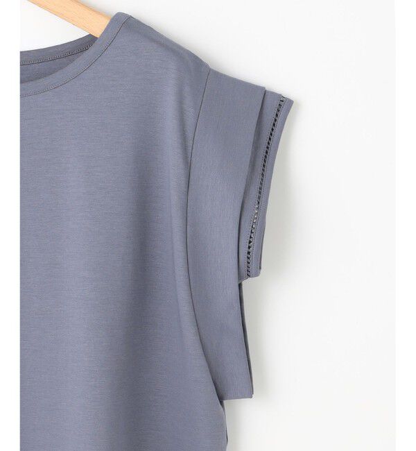 組曲「ハシゴレースフレンチスリーブ カットソー」|Tシャツ・カットソー|