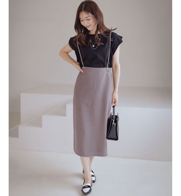 組曲「ハシゴレースフレンチスリーブ カットソー」|Tシャツ・カットソー|