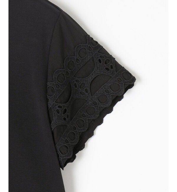 組曲「レーススリーブシルケット カットソー」|Tシャツ・カットソー|