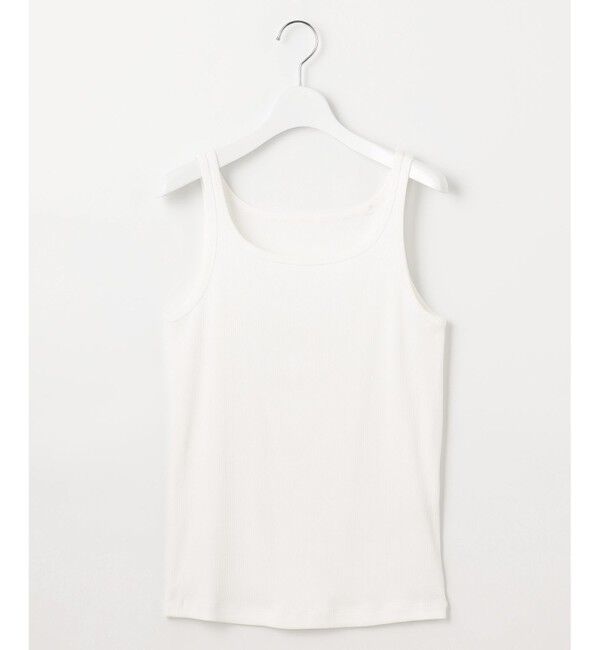 自由区「【洗える】ソフトリブ タンクトップ」|タンクトップ|オフ