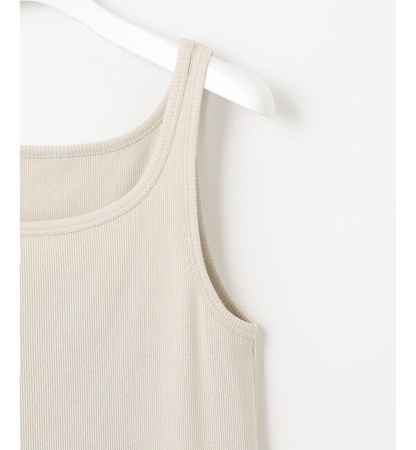 自由区「【洗える】ソフトリブ タンクトップ」|タンクトップ|