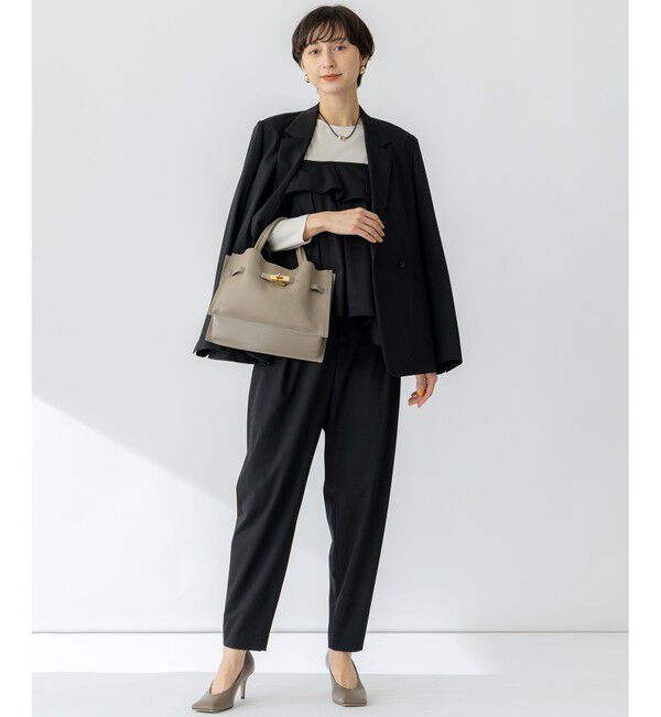 23区「【洗える】ライトクロスビスチェコンビ ジャージー カットソー」|Tシャツ・カットソー|