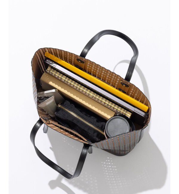 23区「フェイクレザー カットアウト トートバッグ」|トートバッグ|