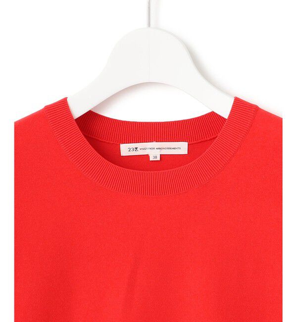 23区「【洗える】レーヨンポリエステルストレッチ ドルマン ニット」|ニット・セーター|