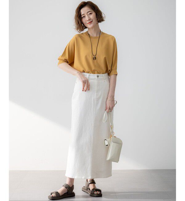 23区「【洗える】レーヨンポリエステルストレッチ ドルマン ニット」|ニット・セーター|