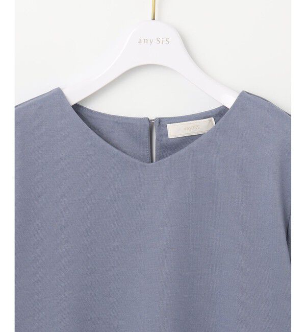 ANY SIS「【接触冷感/UVカット】サカリバタックスリーブ プルオーバー」|Tシャツ・カットソー|