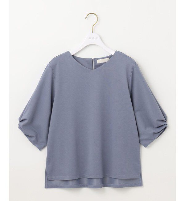 ANY SIS「【接触冷感/UVカット】サカリバタックスリーブ プルオーバー」|Tシャツ・カットソー|