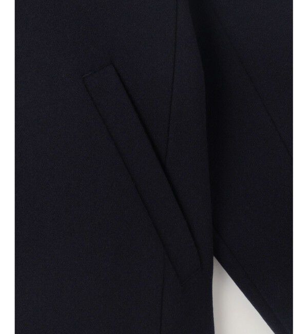 any SiS「ウールライクドルマンショート コート」|ノーカラーコート|