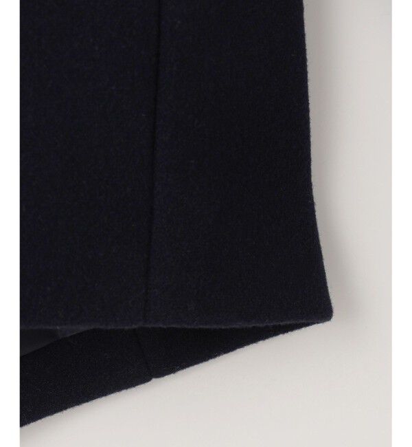 any SiS「ウールライクドルマンショート コート」|ノーカラーコート|