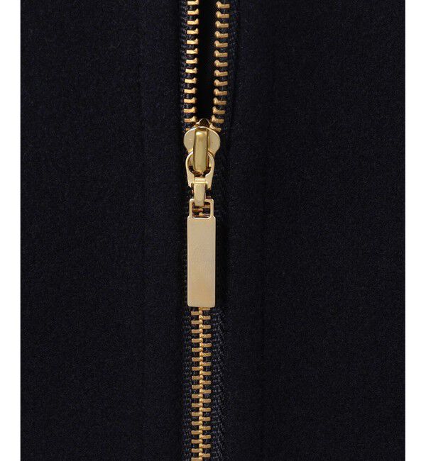 any SiS「ウールライクドルマンショート コート」|ノーカラーコート|