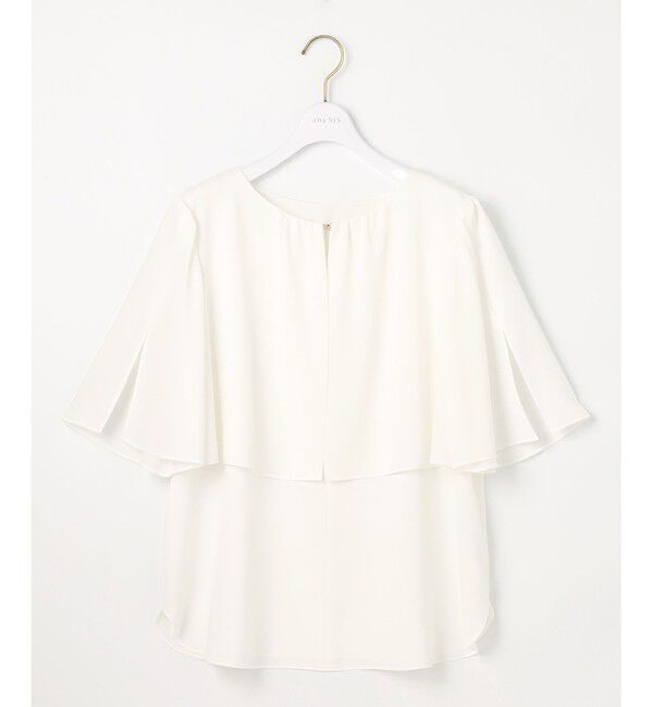 ANY SIS「【洗える】ケープフレアスリーブ ブラウス」|シャツ・ブラウス|