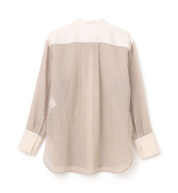 BEIGE,「MATHIEU / バンドカラーシャツ」|シャツ・ブラウス|