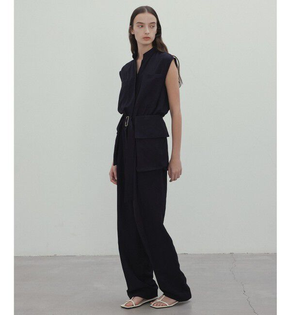 BEIGE,「【洗える】BERNARD / リネンワイドポケット付きラップベルト」|ベルト|