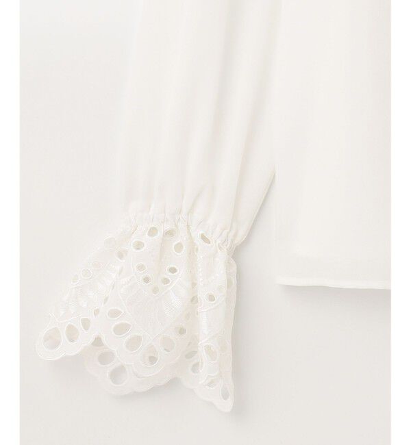  「フリルジョーゼットブラウス」|シャツ・ブラウス|