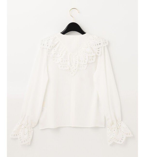  「フリルジョーゼットブラウス」|シャツ・ブラウス|