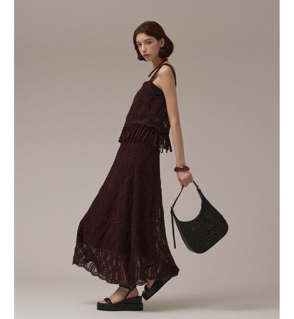 GRACE CONTINENTAL「クロシェレースキャミ」|その他|