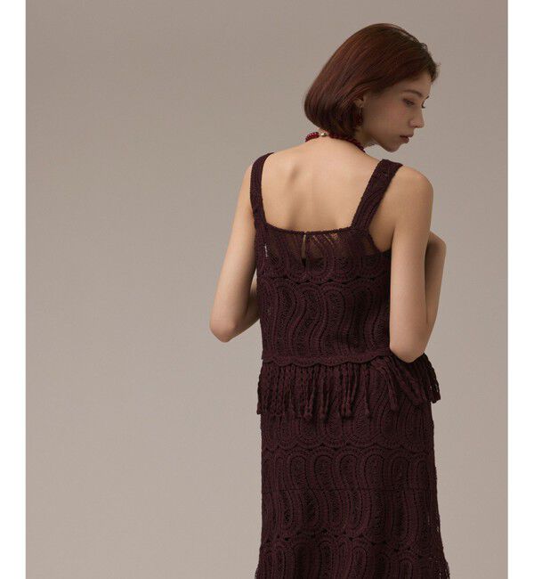 GRACE CONTINENTAL「クロシェレースキャミ」|その他|