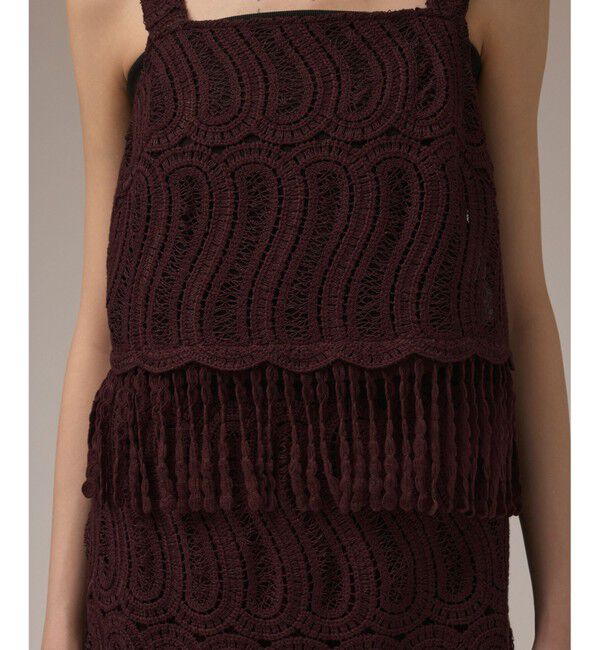 GRACE CONTINENTAL「クロシェレースキャミ」|その他|