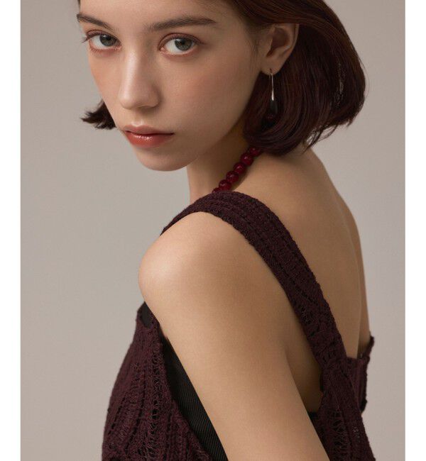 GRACE CONTINENTAL「クロシェレースキャミ」|その他|