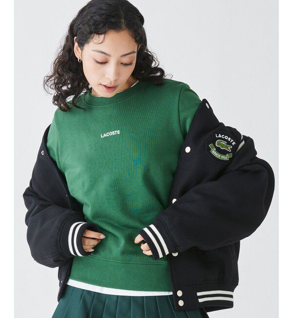 LACOSTE「ウールバーシティジャケット / ウールスタジャン 中綿ブルゾン」|ブルゾン・スタジャン|