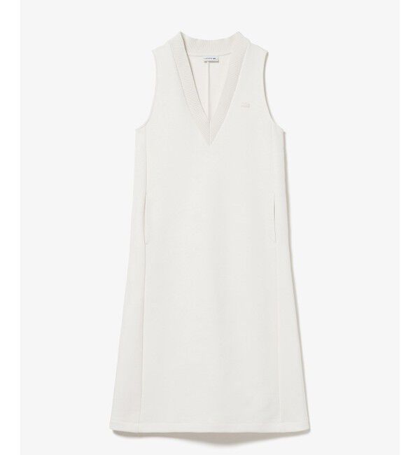 LACOSTE「ダンボールジャージニット ジャンパードレス / ジャンパースカート」|ワンピース|