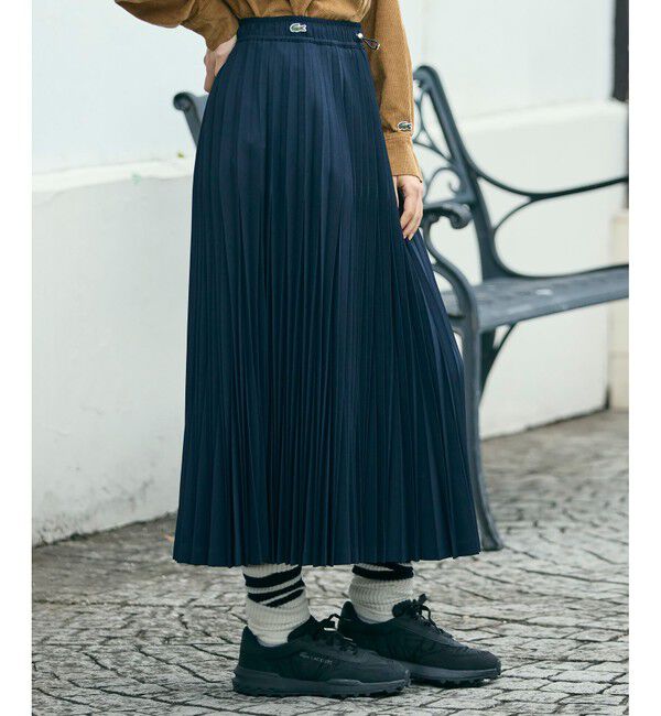 LACOSTE「変形プリーツAラインスカート」|スカート|