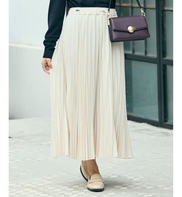 LACOSTE「変形プリーツAラインスカート」|スカート|