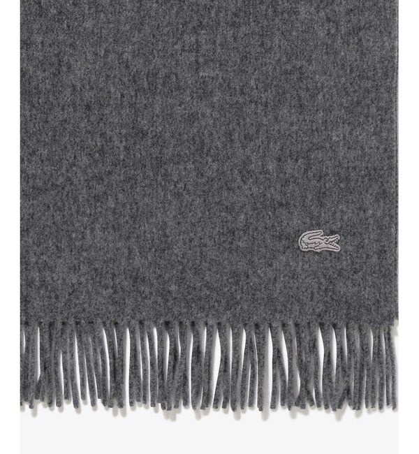 LACOSTE「リバーシブルメリノウールマフラー」|マフラー|
