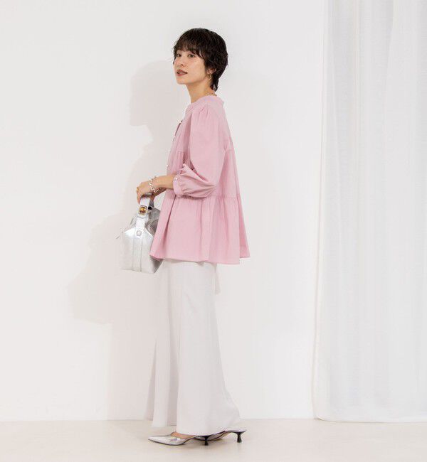 NOLLEY'S sophi「【追加】《オールシーズン対応》ウォッシャブルマットサテンナロースカート」|スカート|