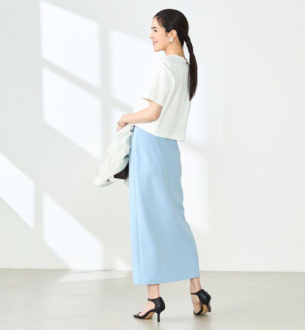 NOLLEY'S sophi「W&W ショート丈Tシャツ」|Tシャツ・カットソー|