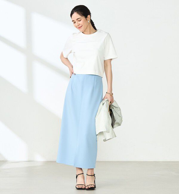 NOLLEY'S sophi「W&W ショート丈Tシャツ」|Tシャツ・カットソー|