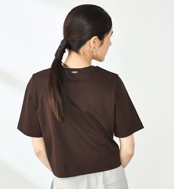 NOLLEY'S sophi「W&W ショート丈Tシャツ」|Tシャツ・カットソー|