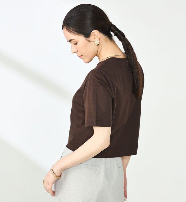 NOLLEY'S sophi「W&W ショート丈Tシャツ」|Tシャツ・カットソー|