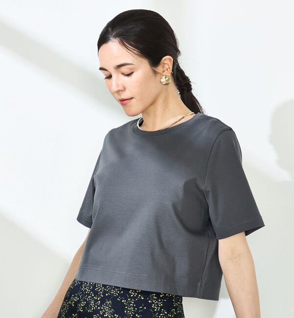 NOLLEY'S sophi「W&W ショート丈Tシャツ」|Tシャツ・カットソー|