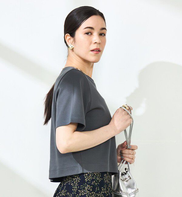 NOLLEY'S sophi「W&W ショート丈Tシャツ」|Tシャツ・カットソー|