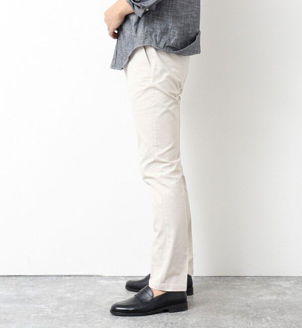 NOLLEY'S goodman「《ビジカジ対応》綿麻COOLMAX スリムフィットパンツ 25SS」|チノ|