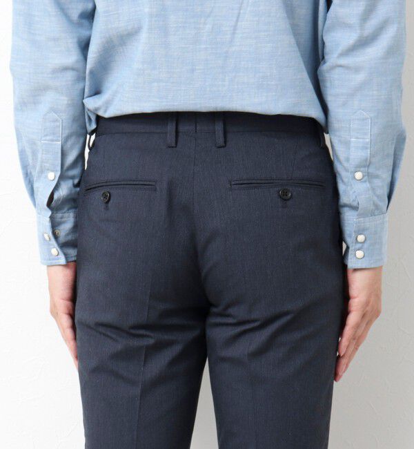 NOLLEY'S goodman「《ビジカジ対応》綿麻COOLMAX スリムフィットパンツ 25SS」|チノ|