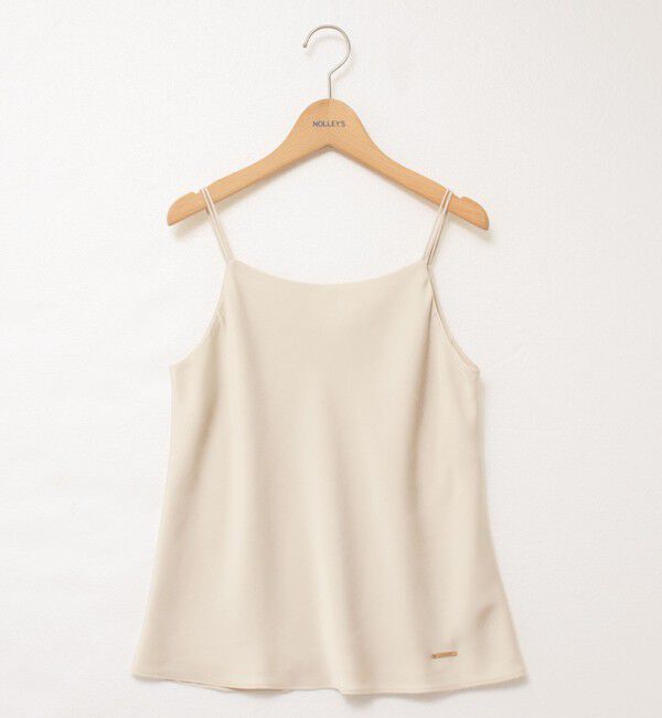 NOLLEY'S「オトナサテン2WAYキャミソール」|キャミソール|ベージュ