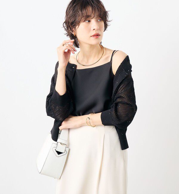 NOLLEY'S「オトナサテン2WAYキャミソール」|キャミソール|