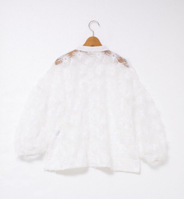 NOLLEY'S「シアーフラワーモチーフブラウス」|シャツ・ブラウス|