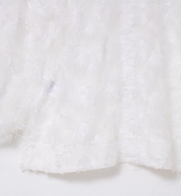 NOLLEY'S「シアーフラワーモチーフブラウス」|シャツ・ブラウス|