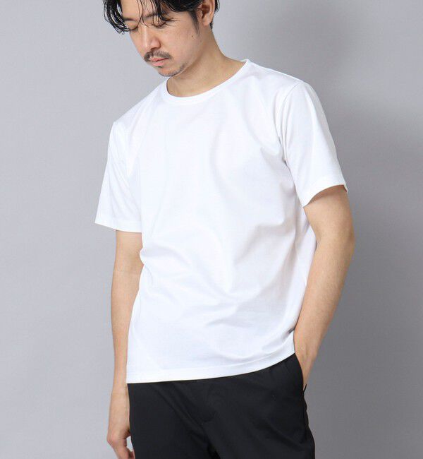 NOLLEY'S goodman「【ACTIVE SECT】《限定展開》ハイゲージスムースTシャツ 25SS」|Tシャツ・カットソー|ホワイト