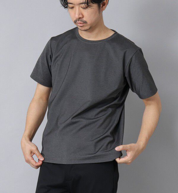 NOLLEY'S goodman「【ACTIVE SECT】《限定展開》ハイゲージスムースTシャツ 25SS」|Tシャツ・カットソー|グレー