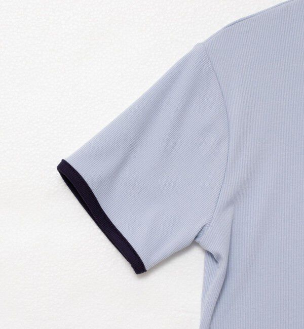 NOLLEY'S「【MAQWEL/マクウェル】リンガーリブ半袖Tシャツ」|Tシャツ・カットソー|