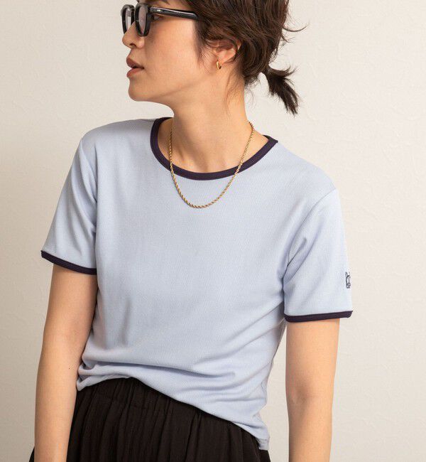 NOLLEY'S「【MAQWEL/マクウェル】リンガーリブ半袖Tシャツ」|Tシャツ・カットソー|