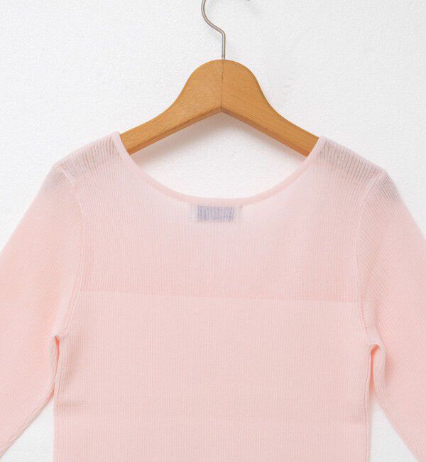 NOLLEY'S「《手洗い可能》ベーシック半袖ニット」|ニット・セーター|