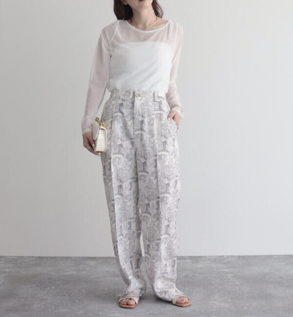 fredy emue「ランドスケープシアープルオーバー」|Tシャツ・カットソー|