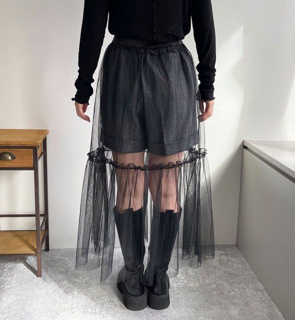 fredy emue「レイヤードチュールスカート」|スカート|